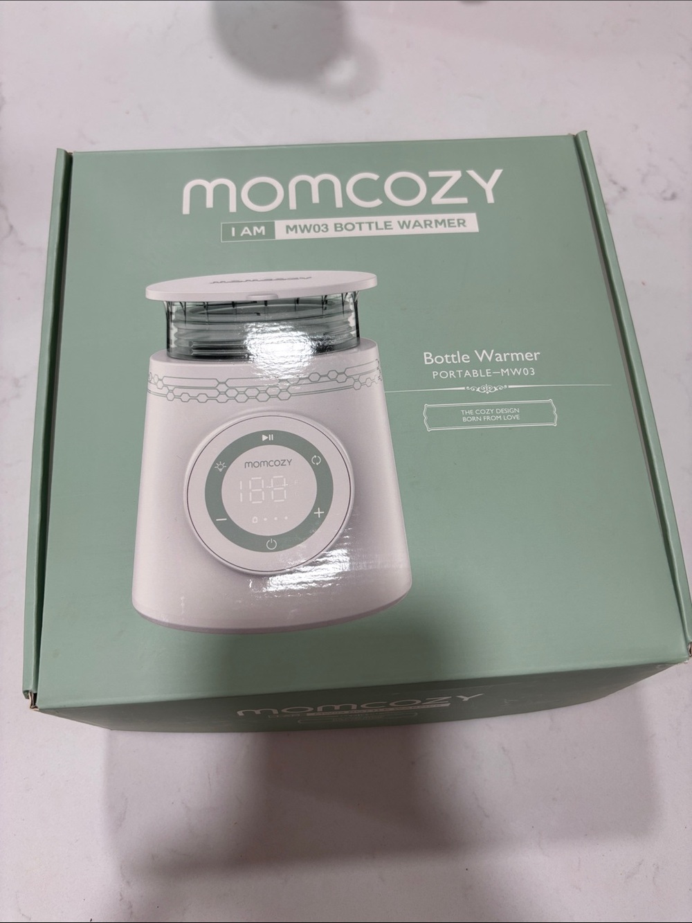 momcozy MW03 Portable Bottle Warmer — Mint
